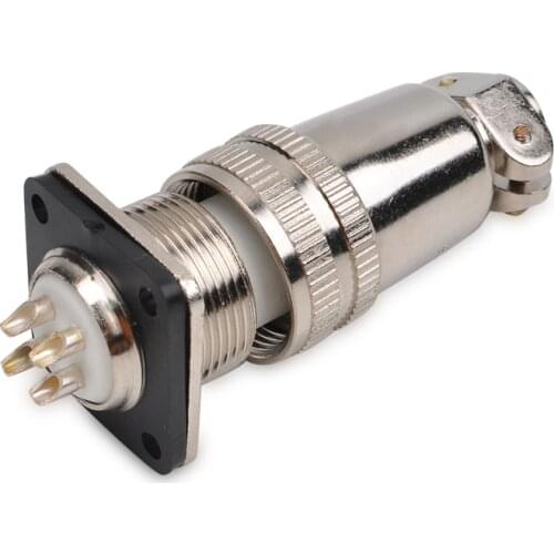 H17-4PB A pair Spindle Motor Accessories Aviation Socket Connector Plug 2 / 3/4/5/6/7/8/9/Core Cable Connector