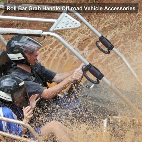 Off-road Vehicle Safety Armrest Roll Bar Grab Handle Off-road Vehicle Accessories Buggy ATV Handle Rope Car Passenger Handrail