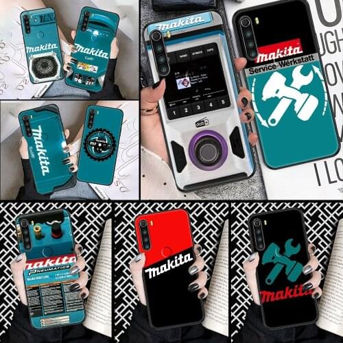 Toolbox Makita Phone case For Xiaomi Redmi Note 7 7A 8 8T 9 9A 9S 10 K30 Pro Ultra black trend hoesjes luxury coque soft