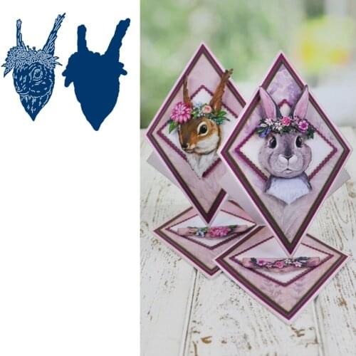 Floral Squirrel Metal Cutting Die Scrapbook Embossed Paper Card Album Craft Template Cut Die Stencils New for 2021 Arrive