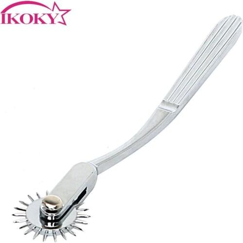 IKOKY Sex Toys for Couples Wartenberg Pin Wheel Sex Roller Nipple/Breast Penis Tongue Body Stimulator Adult Games