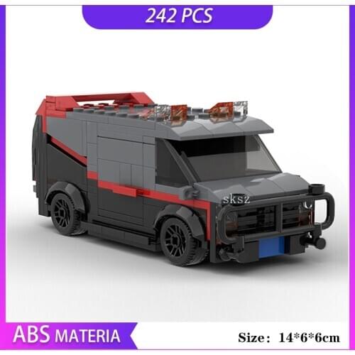 Moc Bricks Secret Service Car Model Diy Building Blocks Famous Movie Secret Service Car Collection Kids Educational Toys Gifts
