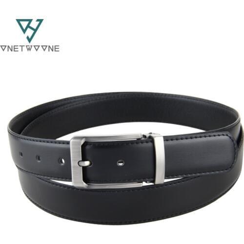 Good quality genuine leather man belts cow leather mens business belts big size adjustable Mens hole belt 130 135cm black straps
