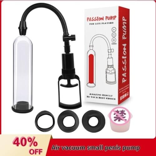 Air Vacuum Small Penis Pump Penis Extender Male Dick Enlargement Edge Pump Sex Toys for Men Penile Enlarger Pumps Device