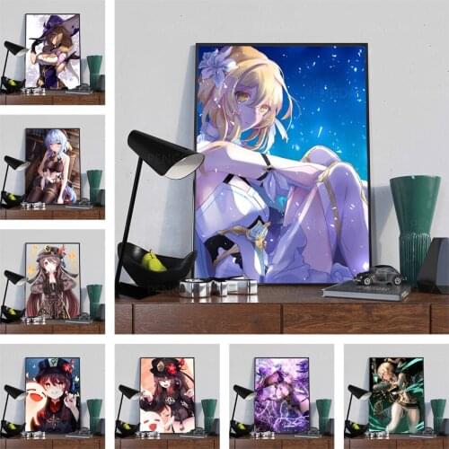 Home Decoration Genshin Impact Painting Wall Art HD Print Japanese Anime Modern Poster Canvas Cuadros Modular Picture For Gift