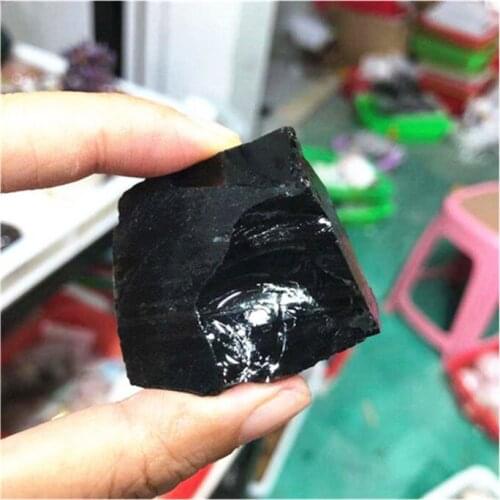 Natural Obsidian Rough Crystals Raw Stone For Healing Reiki
