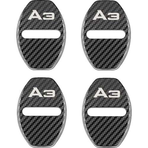 Door Lock Decoration rust protection Stainless Steel Cover case for Audi A3 8p 8v 8l accessories Car Styling