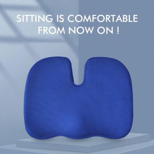 Memory Foam Seat Cushion Coccyx Orthopedic Massage Hemorrhoids Chair Cushion Office Car Pain Relief Wheelchair Support Pillows