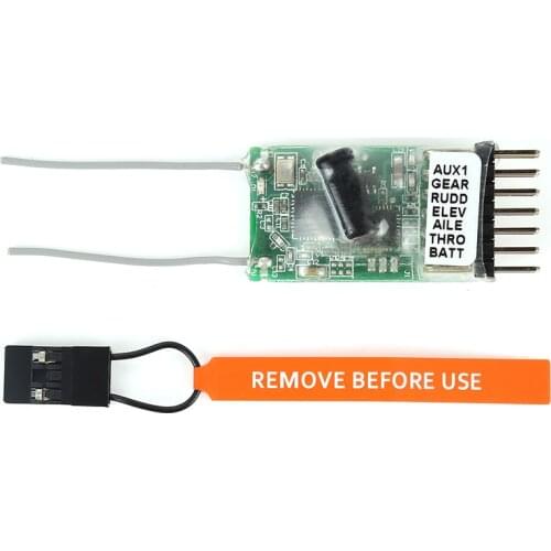 REDCON 2.4G 6CH Microlite DSM2 AR6100E Compatible Full-Range Receiver CM621