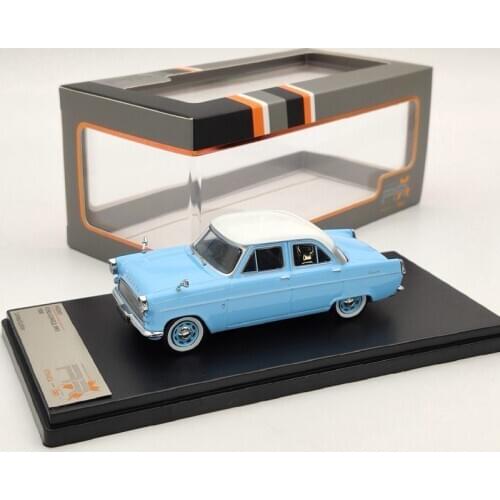 Premium X 1:43 For Ford Consul MKII 1959 PRD551 Diecast Models Collection Light Blue
