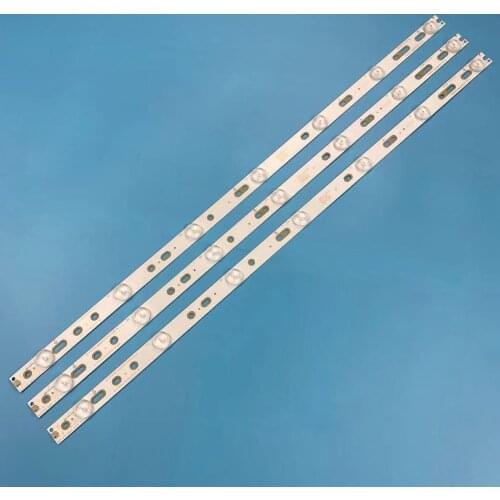 New 7 Lamp 614 mm LED Backlight Strip For Philips 32PHH4200/88 32PHH4509 32PHK4100/12 Bar Kit TV LED Line Band HD Lens D307-V1.1