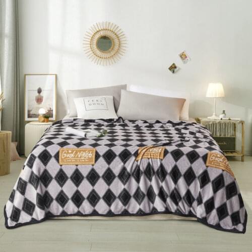 Warm Blanket High Quality Bedding Flannel Bed Sheet Dual Purpose Blanket Sheet Fashion Bedroom Autumn Winter New Product F0276