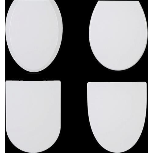 Household universal thickened buffer toilet seats cover,UVO type PP board slow-close Toilet seats lid Various styles,J19408