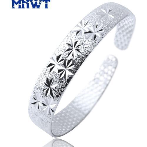 MNWT Top Quality Lady Bangle Fashion Simple Cuff Bracelets For Women Pulseiras Woman Trendy Jewelry Pulseira Bijoux