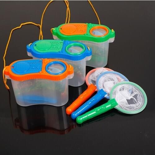 3pcs/set Portable Insect Observer Child Magnifier Toy Observation Box Children Outdoor Experiment Exploration Equipment Supplies