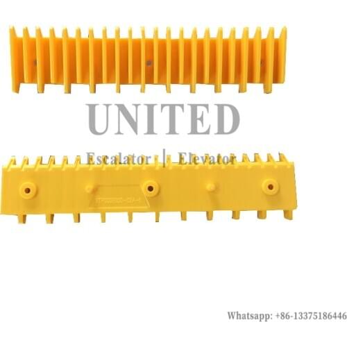 20pcs UNITED Escalator Yellow Plastic Demarcation Strip STP003B000-02A-6 CENTER MIDDLE