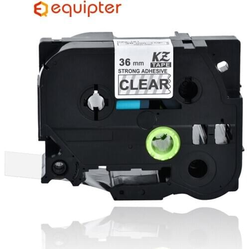 36mm Tze S161 Black On Clear Laminated Label Tape Strong Adhesive Label Tapes Tze-S161 tz-s161 Compaitble for Brother