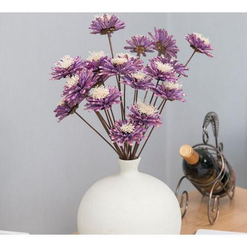 5pcs 6-7cm Dried Centaurea Cyanus L. Flower For Craft Gift Material Accessory Decoration DIY Flower Bouquet Miniascape Making