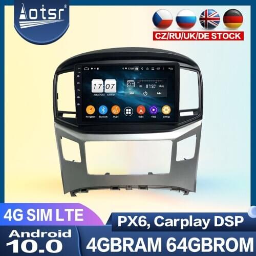 Car Radio Multimedia Player For Hyundai H1 Grand Starex 2015-2018 PX6 DVD Player GPS Navigation Head Unit Auto Audio Stereo DSP