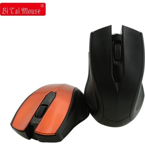Bts-106 2.4G Wireless Optical Mice 3 Buttons And USB Recieve 1600DPI 10M Working Distance Mouses For Laptop Computer
