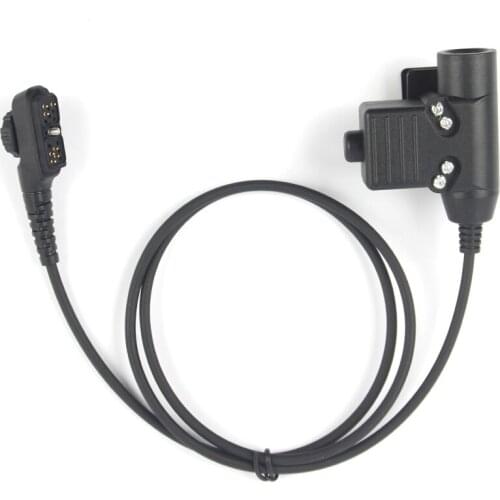 Z-Tactical Bowman Elite U94 PTT Headset Cable Plug Adapter for Hytera HYT PD702 PD700 PD700G PD780 PD780G PD780GM Walkie Talkie