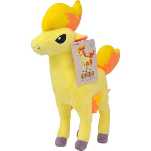 30cm Takara Tomy Pokemon Ponyta Soft Stuffed Animal Doll Cute Plush Toys Birthday Present For Child