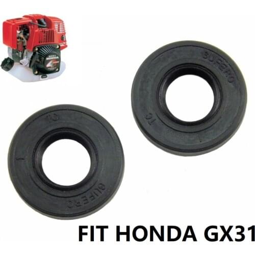 SET OF 2 PCS 1 PAIR FRONT & BACK CRANKSHAFT OIL SEALS HONDA HORIZONTAL GX31 UMK431 ENGINE STRIMMER BRUSHCUTTER CRANK SHAFT PART