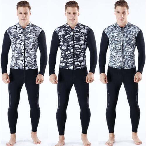 New Diving Clothes 3MM Mens Diving Clothes Individualized Diving Clothes for Cold and Warm Protection