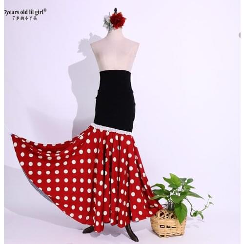 Spain Flamengo Dance Dress Norway Twist Style Original Training Suit DTT32