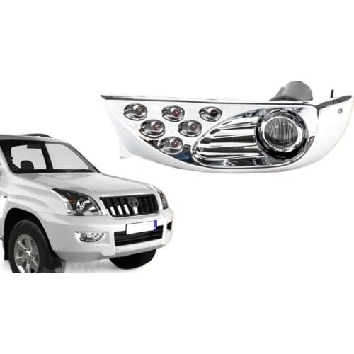 For Toyota Prado front fog lamp assembly 2003 2004 2005 2006 2007 2008 2009 Prado Retrofit LED daytime running lights