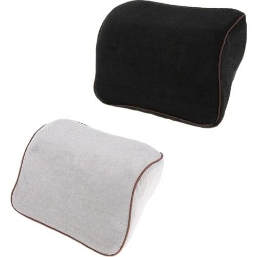 Lumbar Cushion Back Support Travel Pillow Memory Foam Home Office