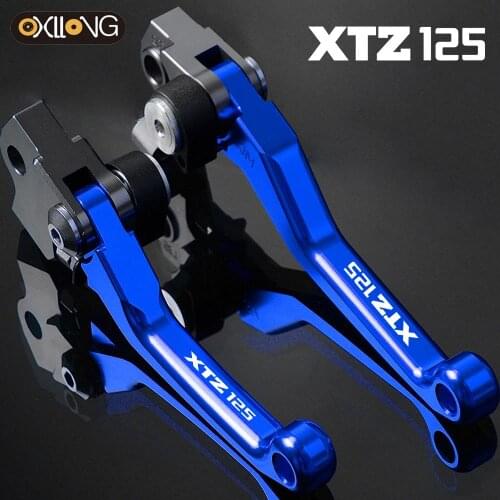 Motorcycle DirtBike Motocross dirt bike Pivot Brake Clutch Levers FOR YAMAHA XTZ125 XTZ 125 2003 - 2016 2015 2014 2013 2012 2011