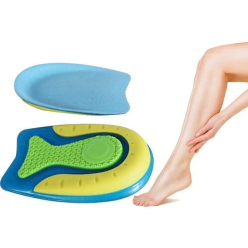 Gel Insole Silicone For Women Man Heel Cushion Insoles Soles Relieve Foot Pain Spur Support Shoe Pad High Heel Insert Unisex