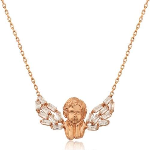 Tevuli 925 Sterling Silver Wing Angel Necklace