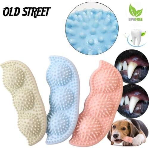 Dog Chew ToysPet Dog Chew Molar ToysDog Educational ToysDog Teeth Cleaning Stick Teeth Cleaning ToysSqueaky Silicone Dog Toys