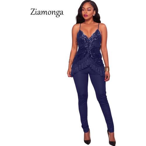 Ziamonga Womens Evening Trouser Overalls