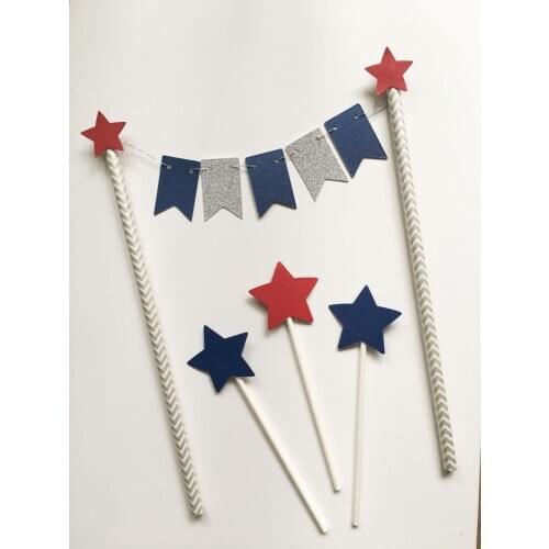1set hero CAKE Bunting flag banner and mini party hat set birthday, baby, birthday, birthday banner, cake smash