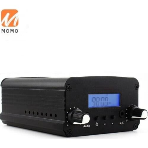 1W/7W stereo PLL FM transmitter broadcast radio station CZE-7C 76-108MHZ + TNC Antenna + Power supply+Audio cabel