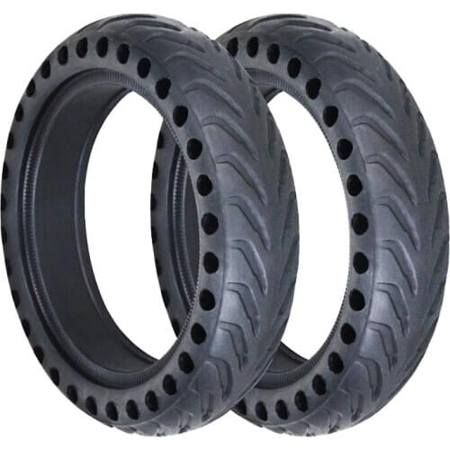 2Pcs Upgraded Hollow Wheel Solid Honeycomb For Xiaomi Mijia M365 Electric Scooter