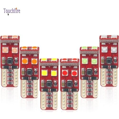 200pcs W5W T10 CANBUS 3030SMD 6Led Parking Position Car Bulb Auto Clearance Lamp White License Interior Light Wholesale 12V 24V