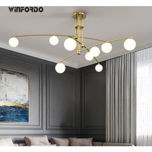 2020 Modern LED Chandelier Lighting Fixtures Hanging Lamp For Living Room Dining Room Free Shipping