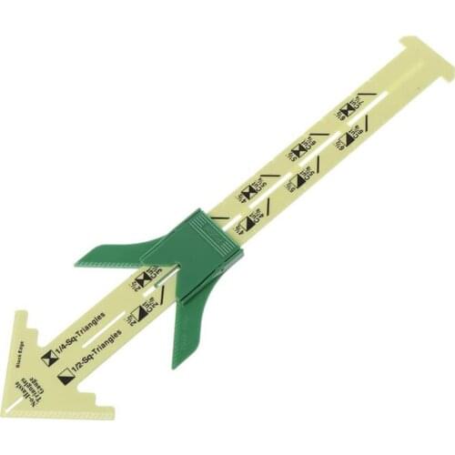 5 In 1 High Precision Plastic Sliding Gauge Multifunction Splicing Quilting Ruler Clothing Tailor Measurement Tool Patchwork