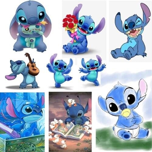 5D DIY Diamond Painting Disney Cartoon Cross Stitch Kit Full Drill Embroidery Mosaic Art Picture of Rhinestones Decor