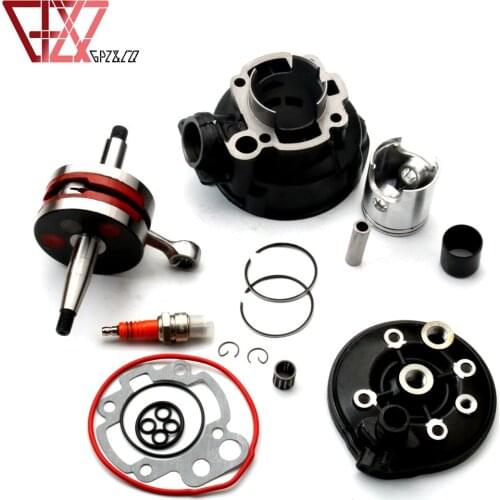 90cc 49mm Big Bore Cylinder Kit & Racing Crankshaft For Motorhispania RX Super 50 Furia Max Enduro SM RYZ 50cc AM6 2T Engine
