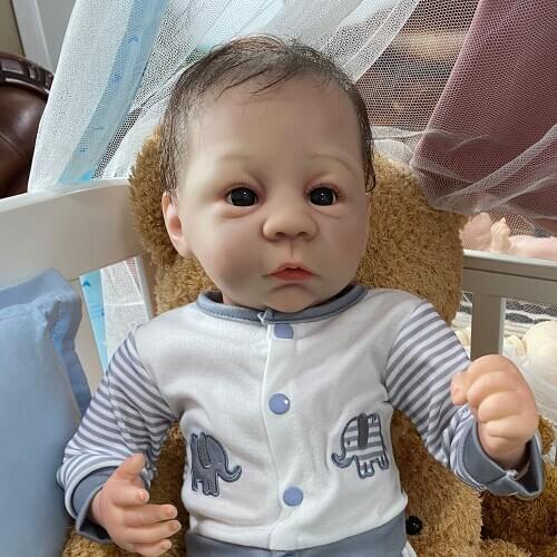 Hoomai 20" Popular Harlow with soft body Silicone Reborn Dolls for children the best gift playmate