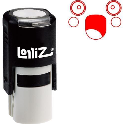 LolliZ "Minimalistic Expressions" Pre-Inked Rubber Stamp