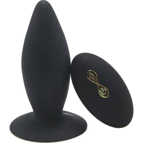 Male Prostate Massager Strong Sucker 10 Speeds Wireless Remote Anal Unisex Stimulator Anus Vibrator Sex Toys For Women Men