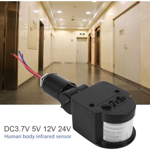 Wall Mount Light Switch Motion Sensor Detector Automatic Infrared Floodlight PIR LED Flood Solar Light Spotlight