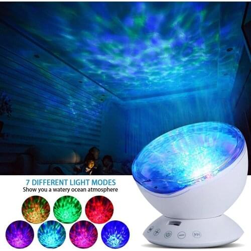 Aurora Night Light Aurora Master Lap Speaker Rainbow Wave Projector & Speakers Daren Waves Led MINI-Wave Aid Sleep Gift
