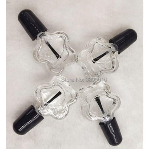 5ml empty nail polish bottle bottles with white black lid,Small Glass Nail Polish Bottle,Mini Glass Bottle F747